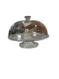 GLASS CAKE STAND 29X20CM Deventor