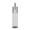 GLASS CANDLE HOLDER X3 72CM Deventor