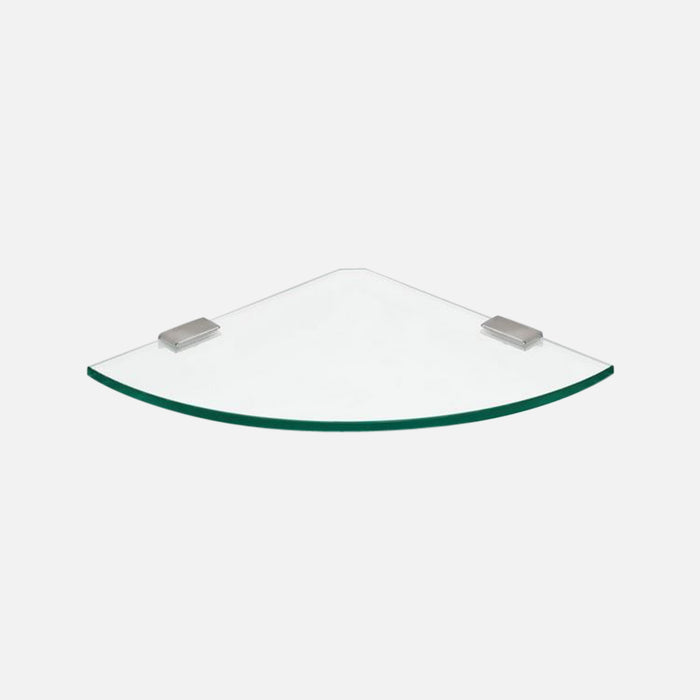 Glass Corner Flac Shelf Kit 200x200x8mm