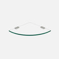 Glass Corner Flac Shelf Kit 250x250x8mm