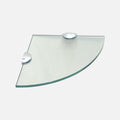 Glass Corner Flic Shelf Kit 200x200x8mm
