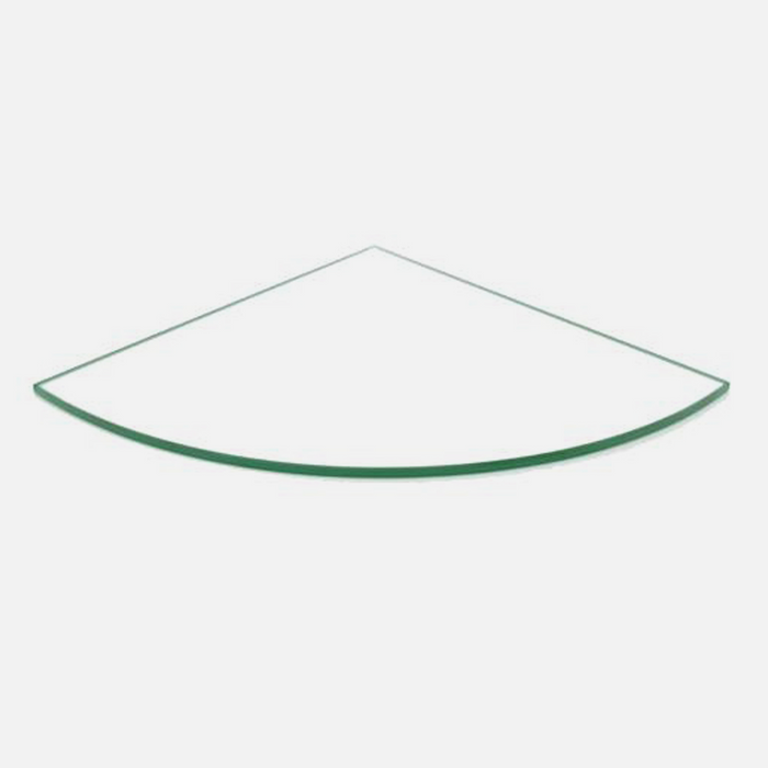 Glass Corner Shelf 300x300x8mm