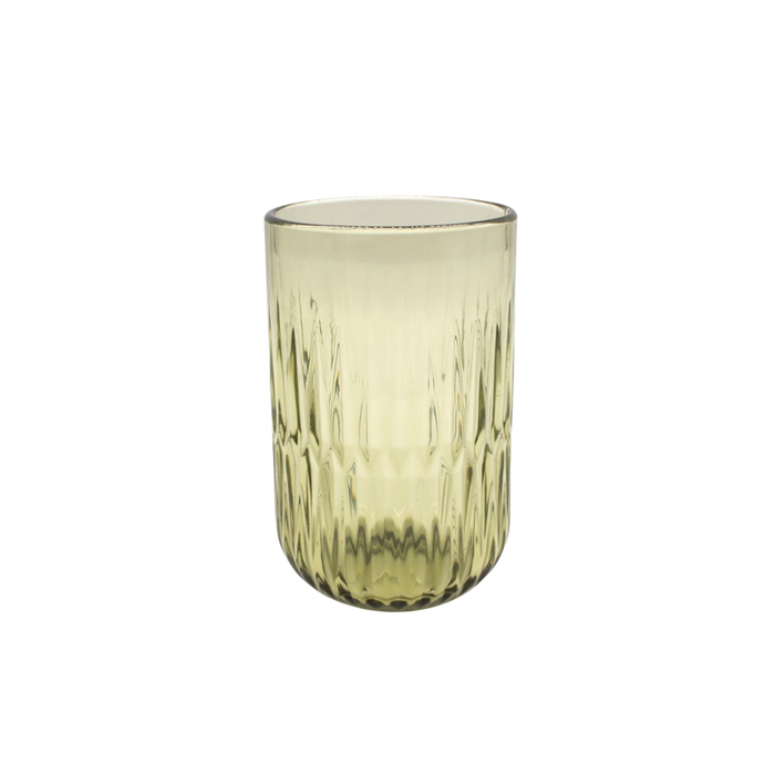 GLASS GREEN 410ML - 6pcs Deventor