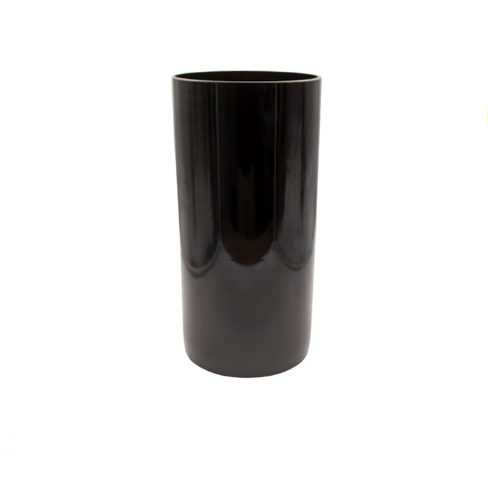GLASS VASE 15X30CM BLACK Deventor