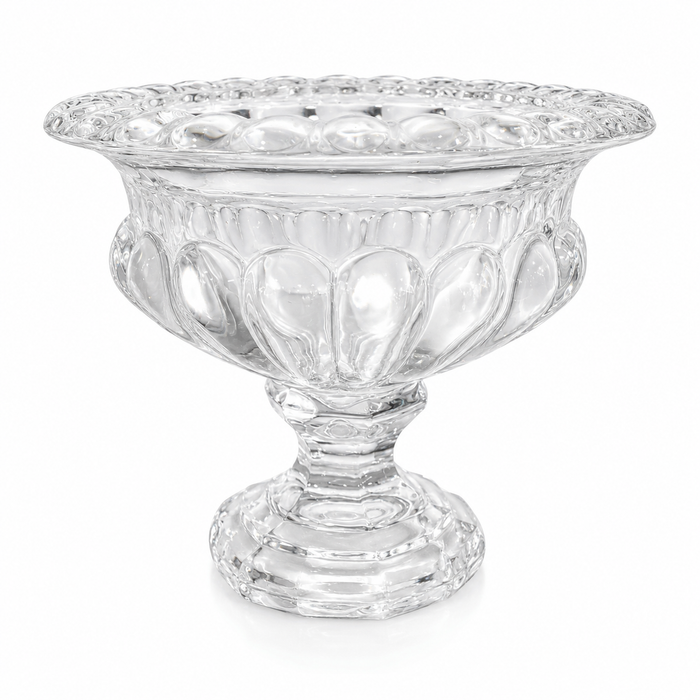 GLASS VASE CLEAR 19X16CM Deventor