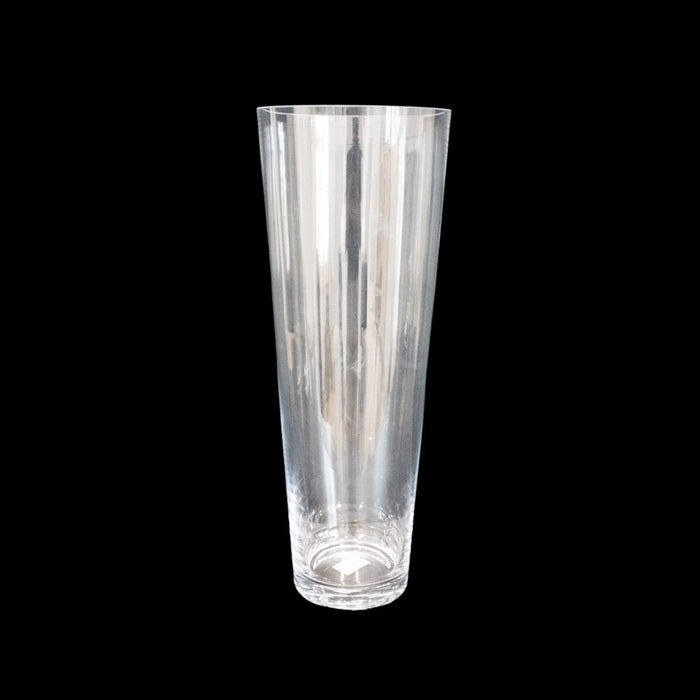 GLASS VASE CONICAL 40CM Deventor
