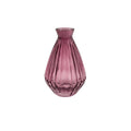GLASS VASE PINK 15CM Deventor
