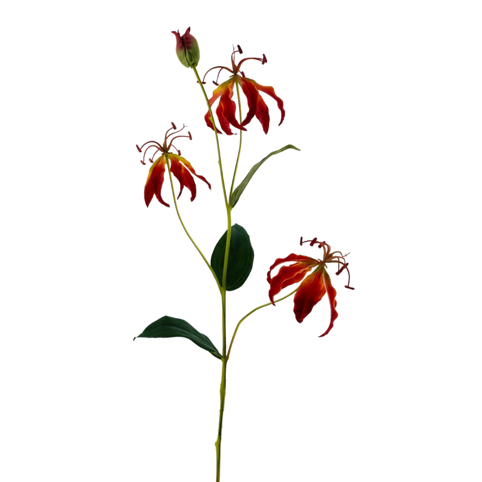 GLORIOSA LILY ORANGE 82CM Deventor
