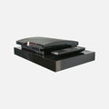 Gloss Black Media Floating Shelf Kit 450x300x50mm