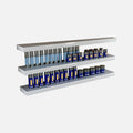 Gloss White Floating Shelf 1000x150x38mm
