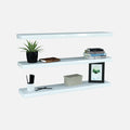 Gloss White Floating Shelves 1000x200x38mm (Triple Deal)