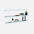 Gloss White Floating Shelves 1200x200x38mm (Triple Deal)