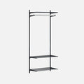 Gridboard Wire 3 Shelf Kit Black 800x400x2000mm
