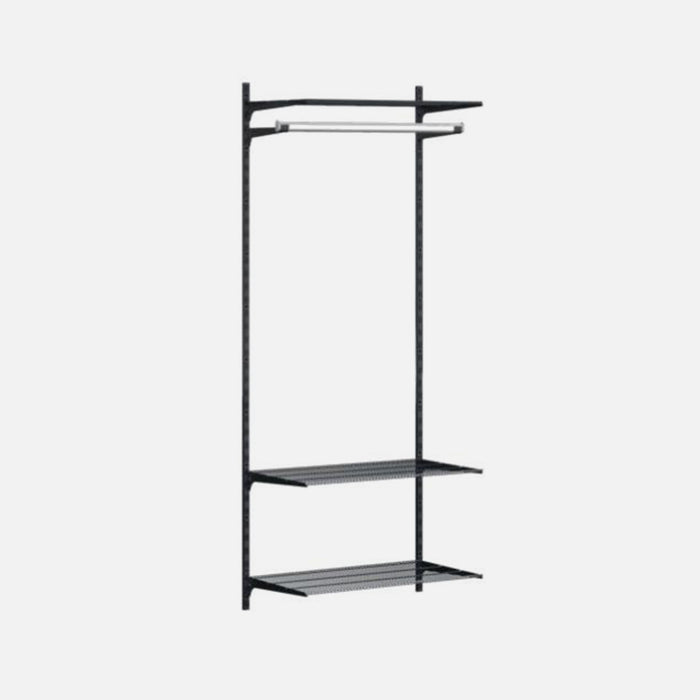 Gridboard Wire 3 Shelf Kit Black 800x400x2000mm