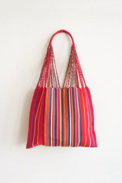 Hand-Woven Maya Hammock Tote Bag by Bella Cucina – handbag