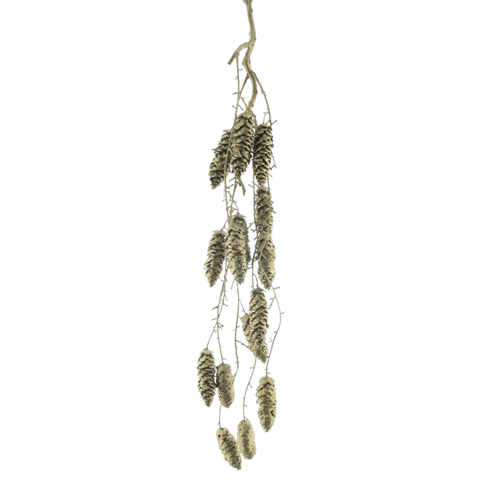 HANGING PINE CONE GOLD 81CM Deventor