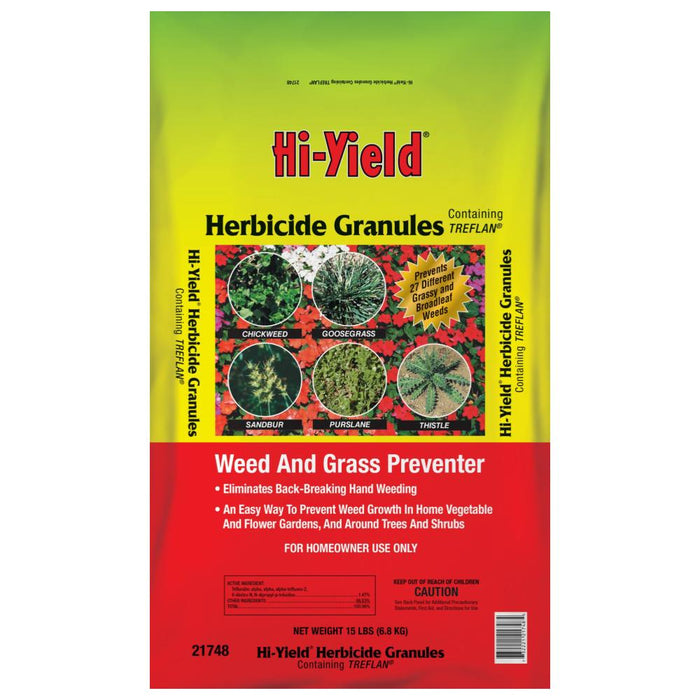 Hi-Yield 21748 Herbicide Granules PreEm with Treflan 15 lb.