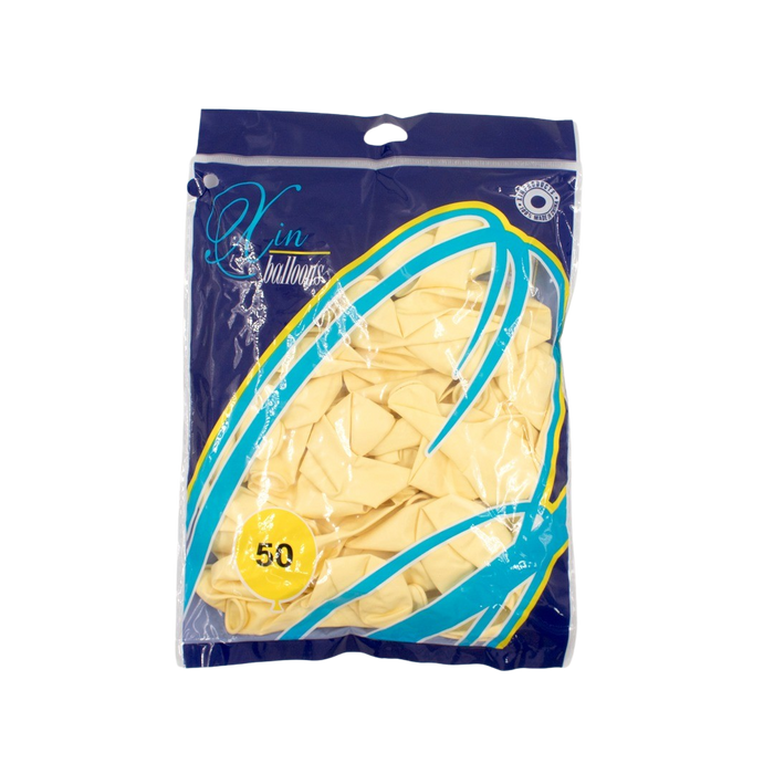 LEMON LATEX BALLOON 30CM - 50PCS Deventor