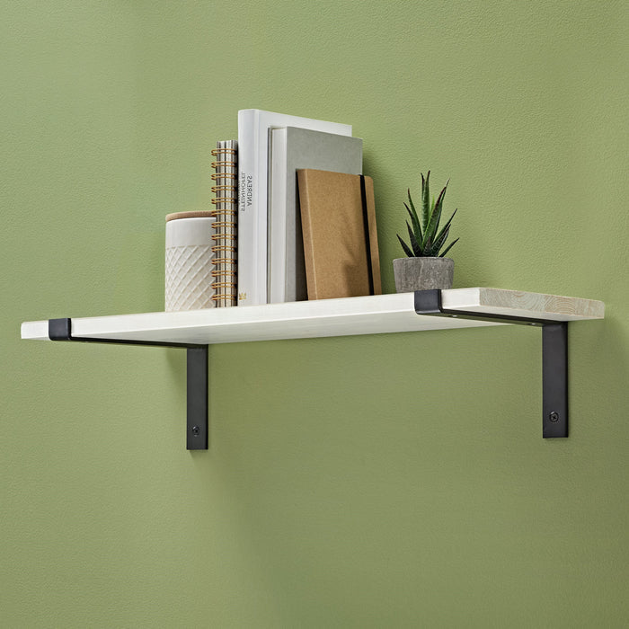 Lip Bracket And White Shelf Kit 600x200x19mm
