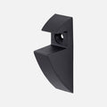 Matte Black 19mm Clip Brackets (Pair)