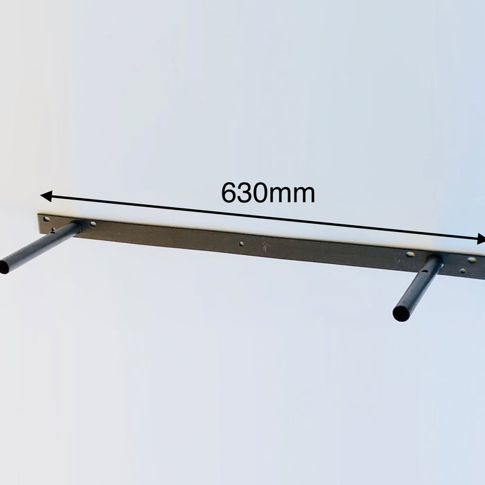 Matte Black Floating Shelves 1200x250x38mm (Triple Deal)