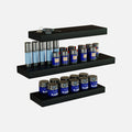 Matte Black Floating Shelves 450 & 600 Mix (Triple Deal)