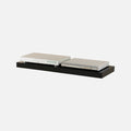 Media Floating Shelf Kit Gloss Black 900x300x50mm