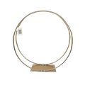 METAL CRAFT ROUND 45CM GOLD Deventor