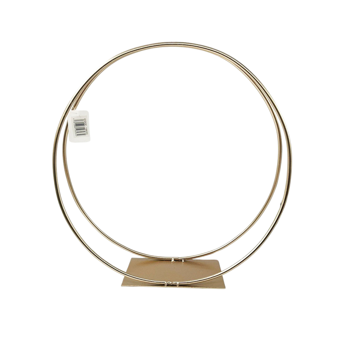 METAL CRAFT ROUND 45CM GOLD Deventor