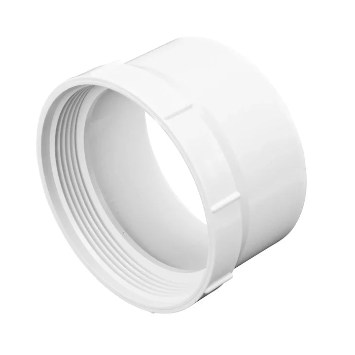 NDS 4P11 - 4" PVC Female Cleanout Adapter Hub x FPT