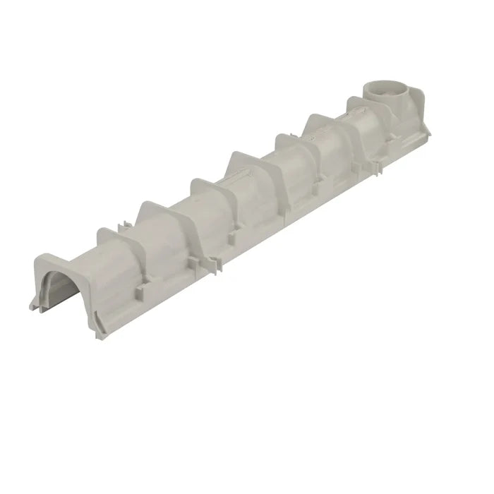 NDS DS-097N Dura Slope® Channel Drain, 6.4 in. Invert Depth, Neutral, 6 in. Wide X 4 ft. Long X 8.1 in. Deep