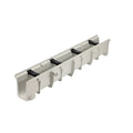 NDS DS-101 Dura Slope® Channel Drain, 7.4 in. to 7.7 in. Invert Depth, 6 in. Wide X 4 ft. Long X 9.1 in. Deep