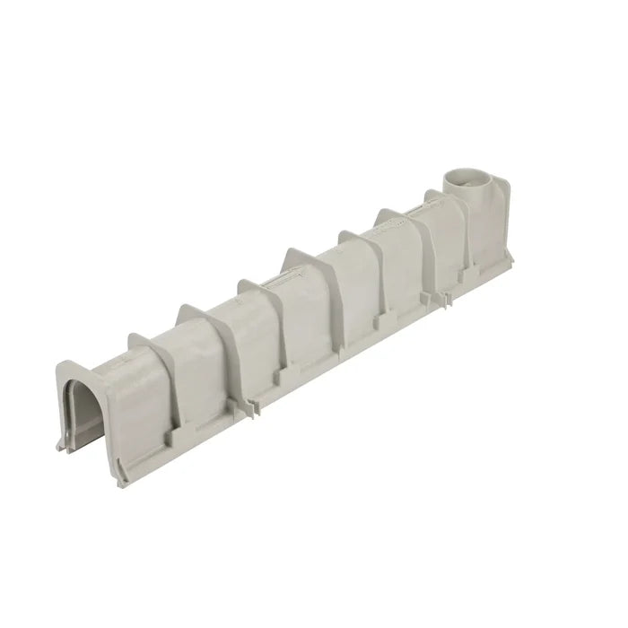 NDS DS-103 Dura Slope® Channel Drain, 8.0 in. to 8.4 in. Invert Depth, 6 in. Wide X 4 ft. Long X 9.8 in. Deep