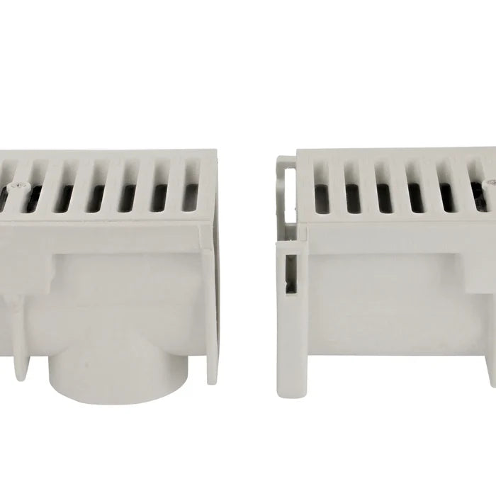 NDS DS-103 Dura Slope® Channel Drain, 8.0 in. to 8.4 in. Invert Depth, 6 in. Wide X 4 ft. Long X 9.8 in. Deep