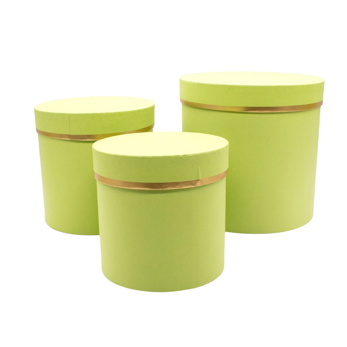 PAPER BOX PLAIN  S/3 L/GREEN PH.HADJIGEORGIOU