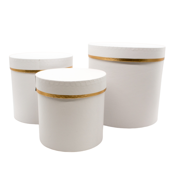 PAPER BOX PLAIN S/3 WHT Deventor