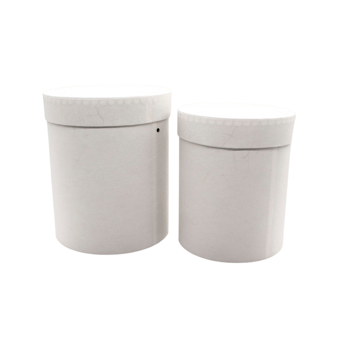 PAPER BOX SET OF 2 WHITE Deventor