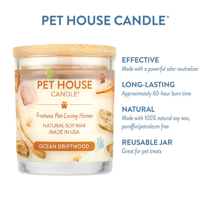 Pet House Ocean Driftwood Candle