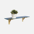 Pine Country Glass Shelf Kit 800x200x8mm