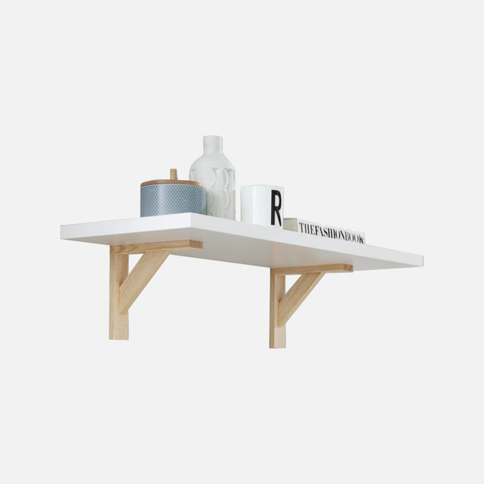 Pine Country White Shelf Kit 600x200x19mm