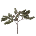 PINE SPRAY W/CONES ICED 100CM Deventor