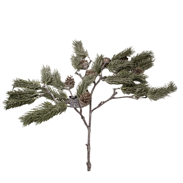 PINE SPRAY W/CONES ICED 100CM Deventor