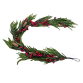 PINE W/BERRY GARLAND 160CM Deventor
