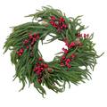 PINE W/BERRY WREATH 61CM Deventor