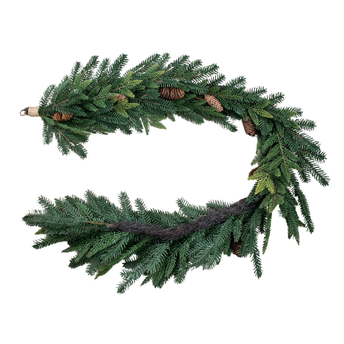 PINE W/PINE CONES GARLAND 183CM Deventor
