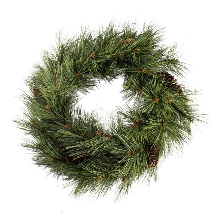 PINUS PINE WREATH GREEN 60CM Deventor