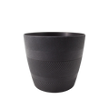 PLASTIC POT BLACK 18X18X17CM PH.HADJIGEORGIOU