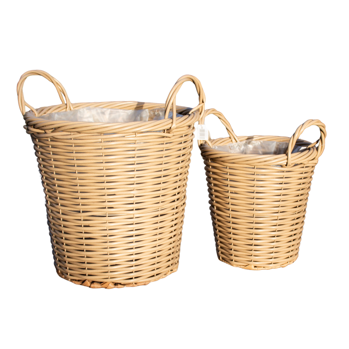 PLASTIC RATTAN BASKET WITH ROPE Deventor