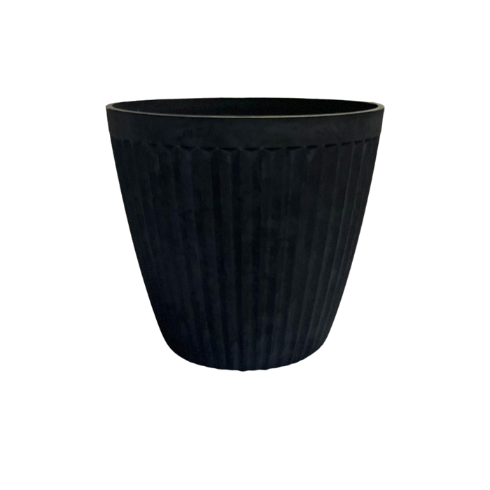 POT BLACK 43X43X39CM Deventor