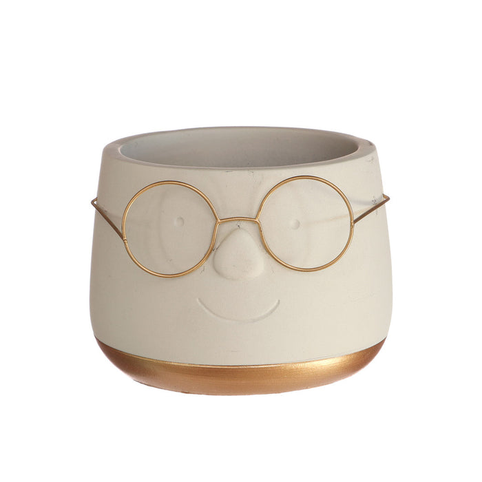 POT GOLD WITH GLASSES 12 X 9CM Deventor